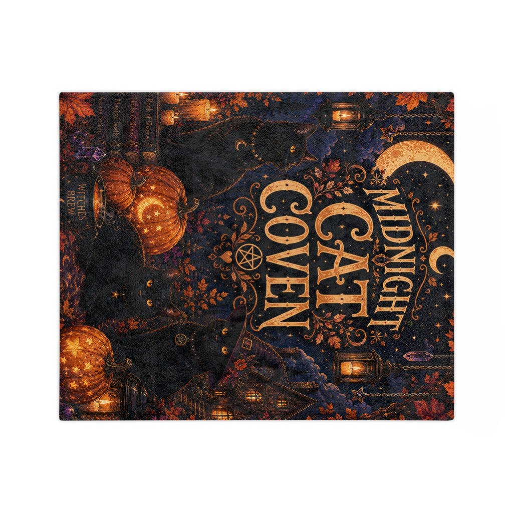 Midnight Cat Coven Blanket